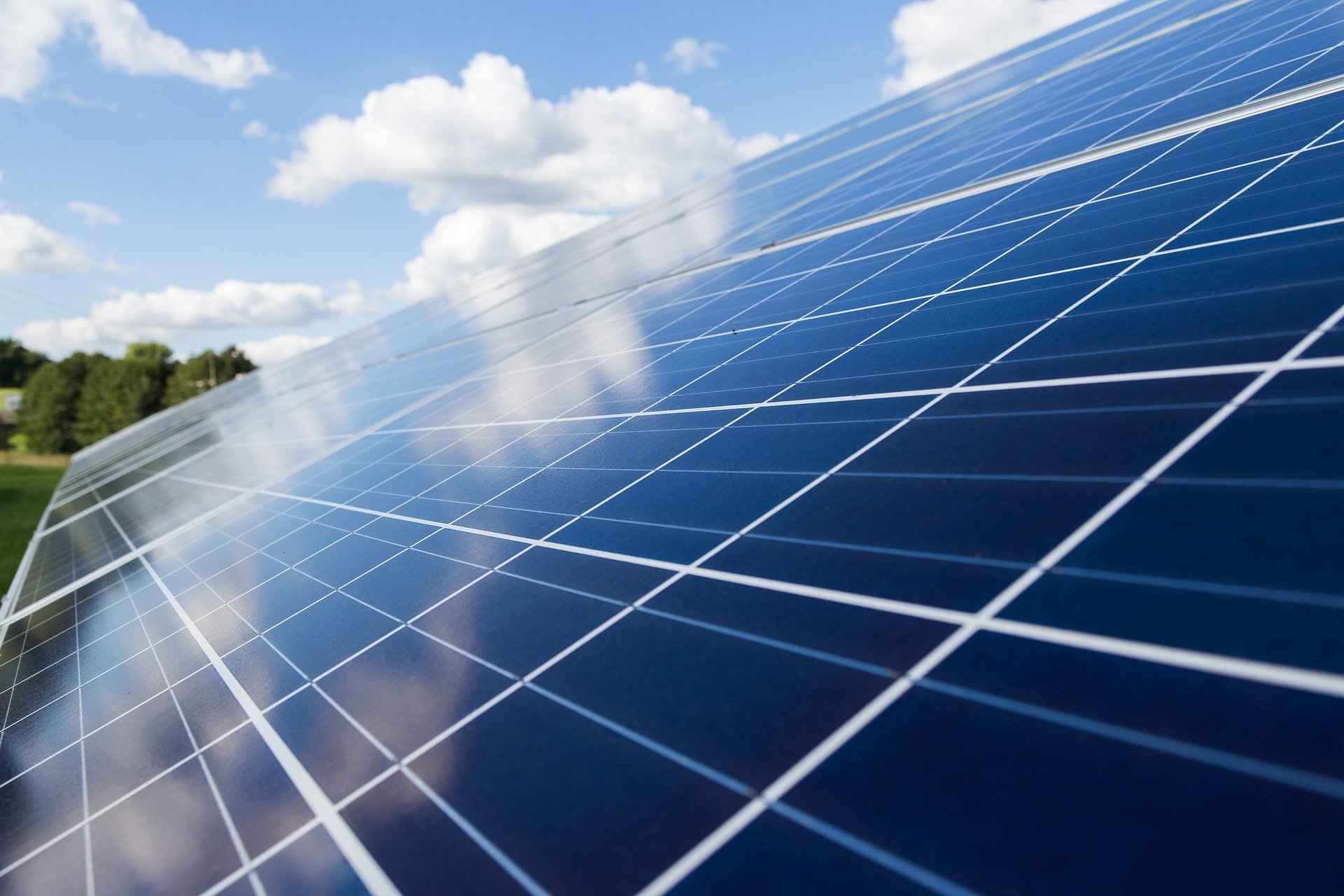 Solar-Panele für eine CO2 neutrale Energieerzeugung